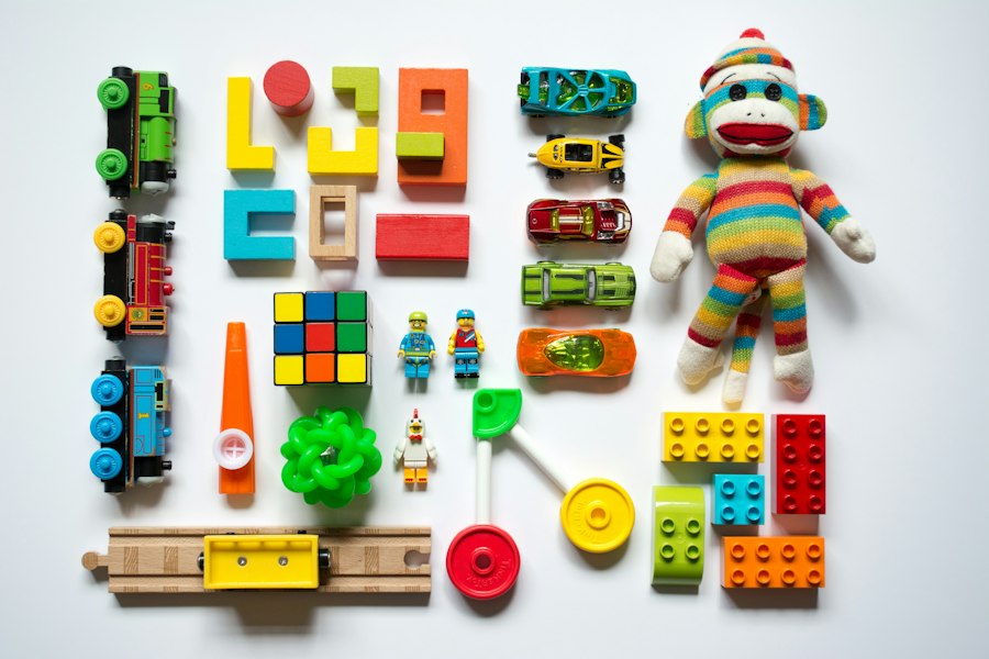 Jouets d'éveil colorés